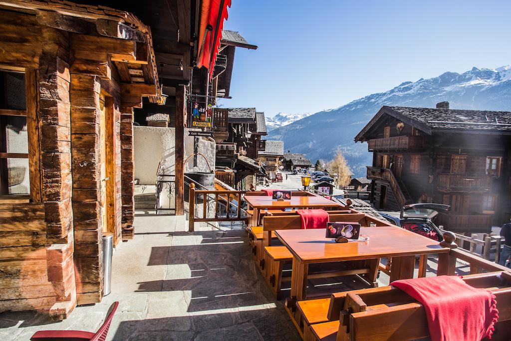 Hotel De Moiry Superieur Grimentz Bagian luar foto