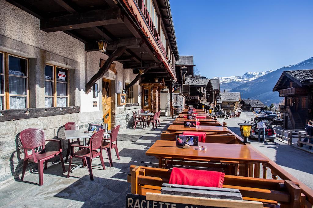 Hotel De Moiry Superieur Grimentz Bagian luar foto