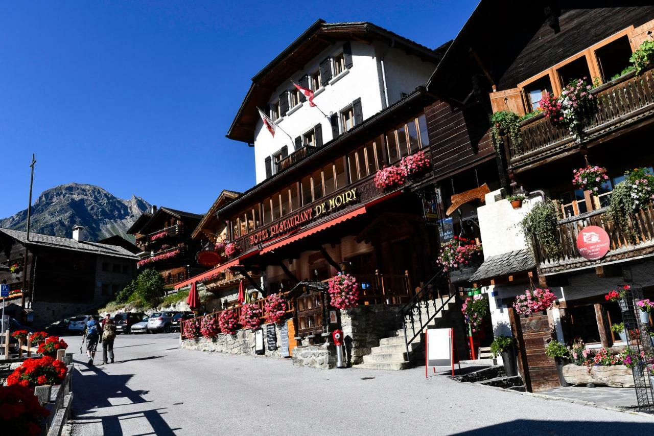 Hotel De Moiry Superieur Grimentz Bagian luar foto