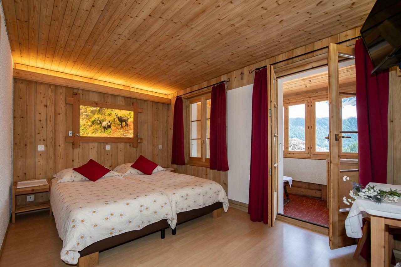 Hotel De Moiry Superieur Grimentz Bagian luar foto